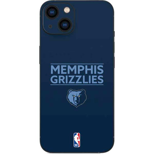 NBA Memphis Grizzlies Standard -  Blue iPhone 14 Plus Skin